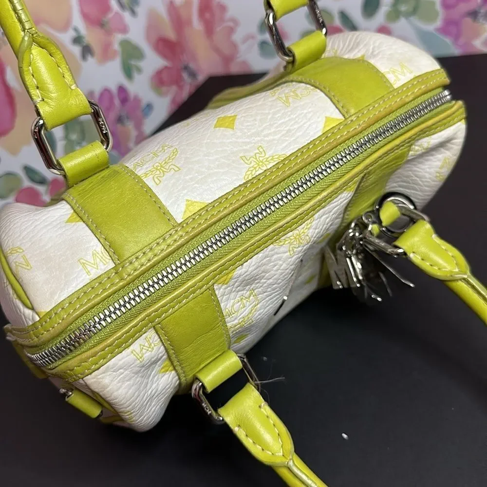 💯Authentic MCM Boston Handbag - Small🍀 - Picture 13 of 16